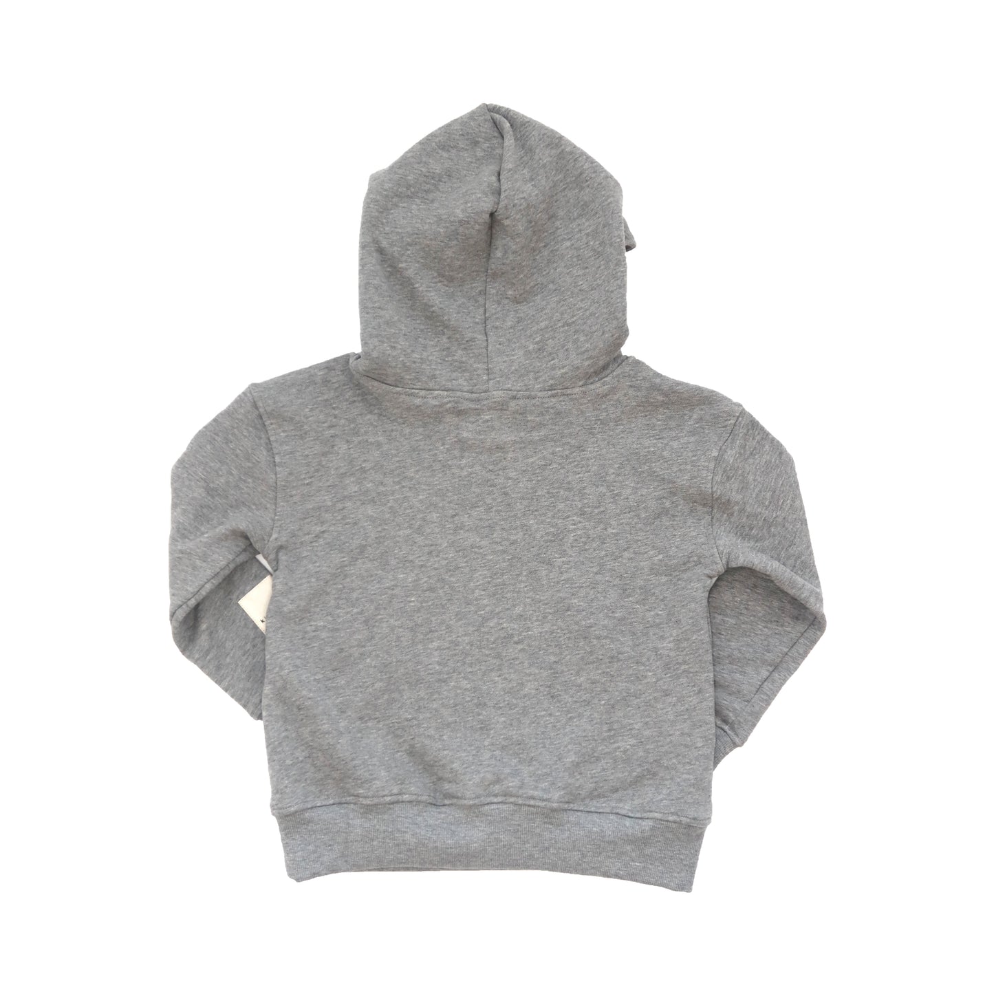 Grey Hoodie with Denim Pockets